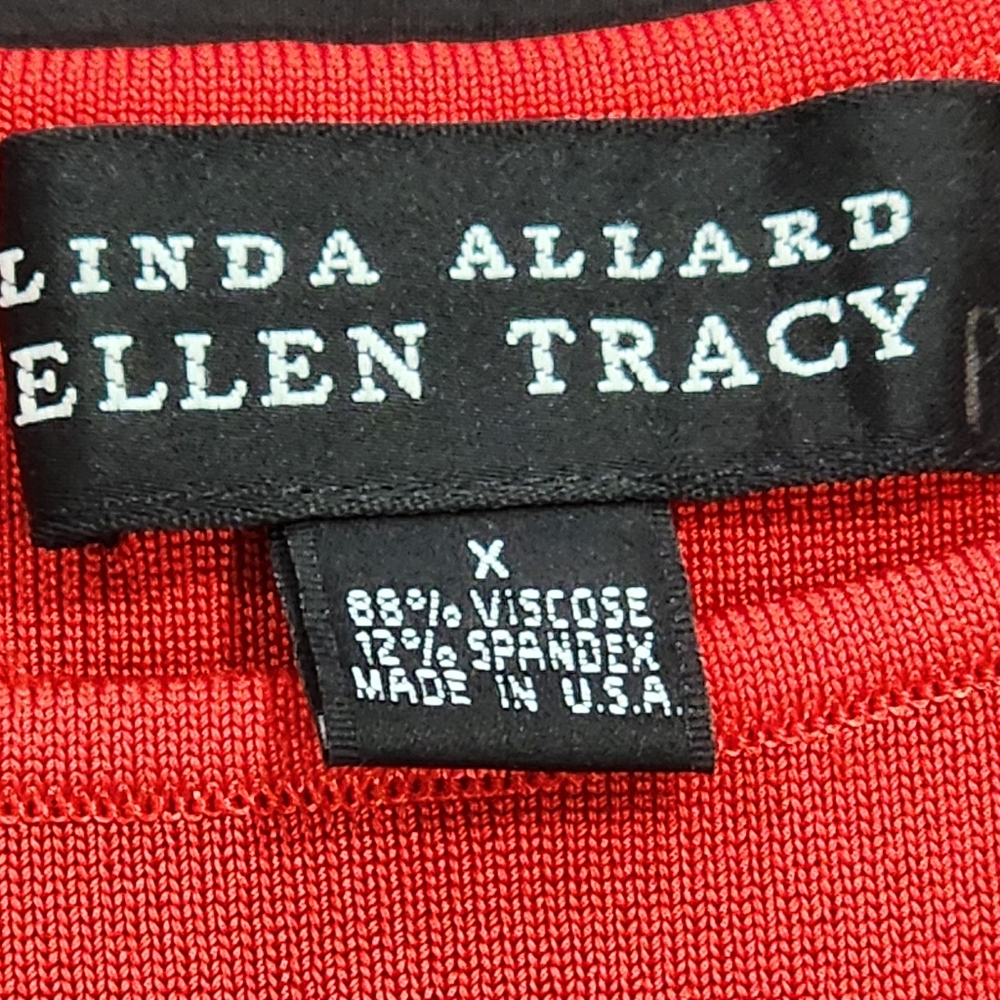 $8 If Bundled | VTG | Ellen Tracy/Linda Allard | Sleeveless Top | Red - Picture 5 of 6